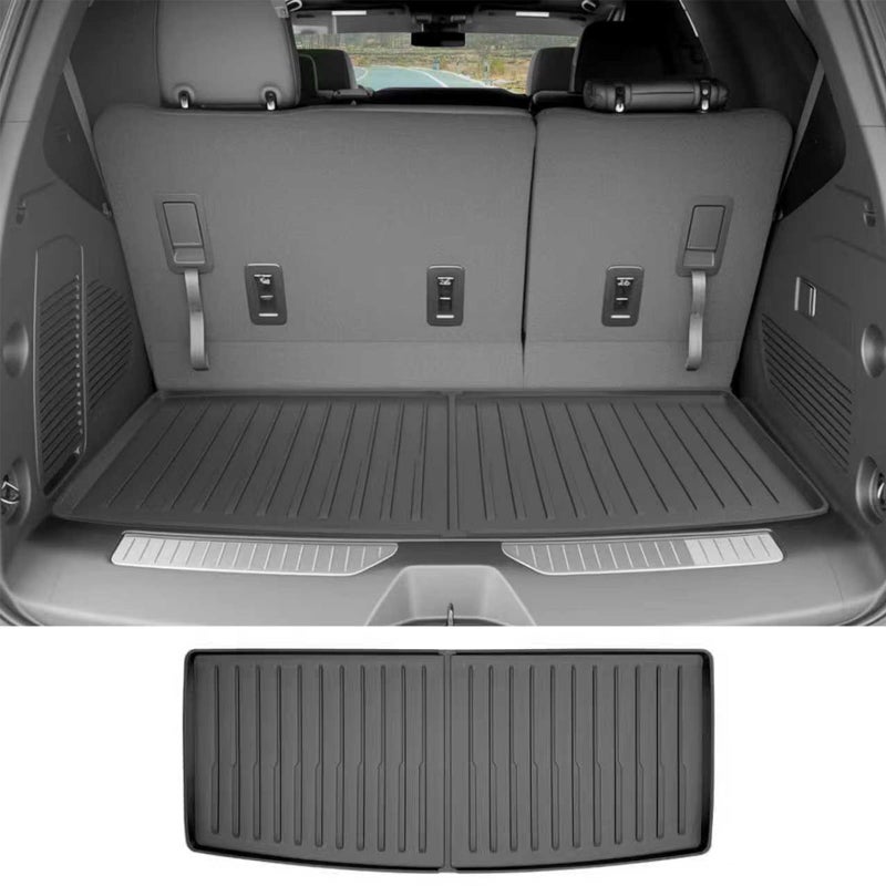 Qyebbk Trunk Mat for 20222025 Chevy Chevrolet TahoeGMC Yukon Not for XL 3rd Row Rear Cargo Mat All Weather TPE Protector Trunk Liner Accessories